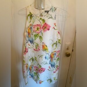 Tommy Bahama Parrot Shift Dress, Size Medium